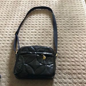 Eric Javits patten quilted purse with adj strap